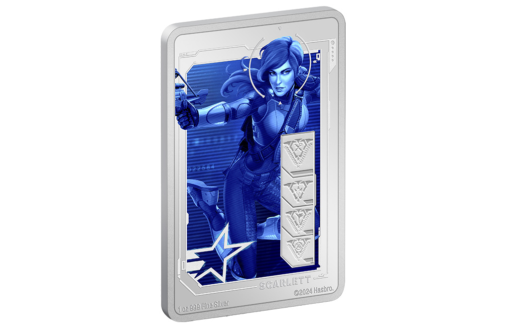 Buy 1 oz Silver G.I Joe Scarlett Coin (2024), image 3
