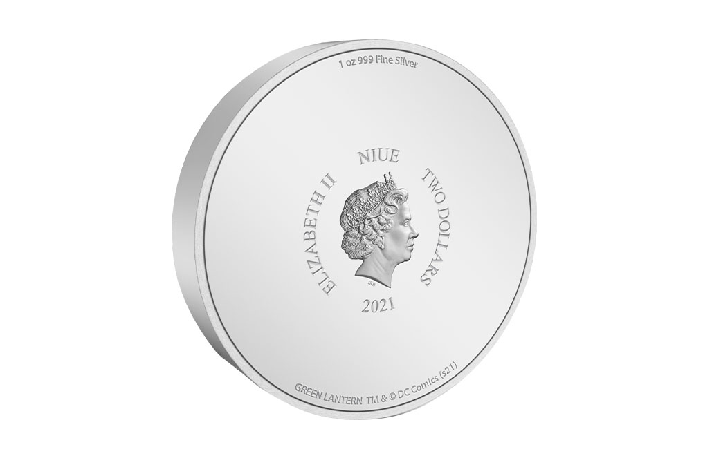 Buy 1 oz Silver GREEN LANTERN™ Emblem Coin (2021), image 2