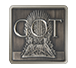 Buy 1 oz Silver Game of Thrones™ Iron Throne Medallion (2022), image 0