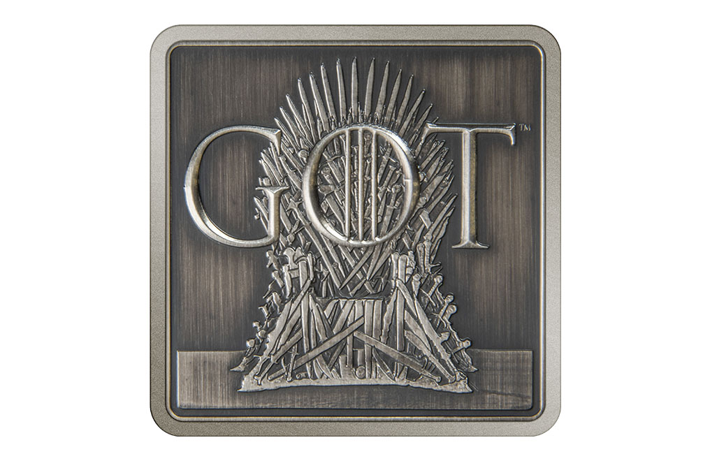 Buy 1 oz Silver Game of Thrones™ Iron Throne Medallion (2022), image 0
