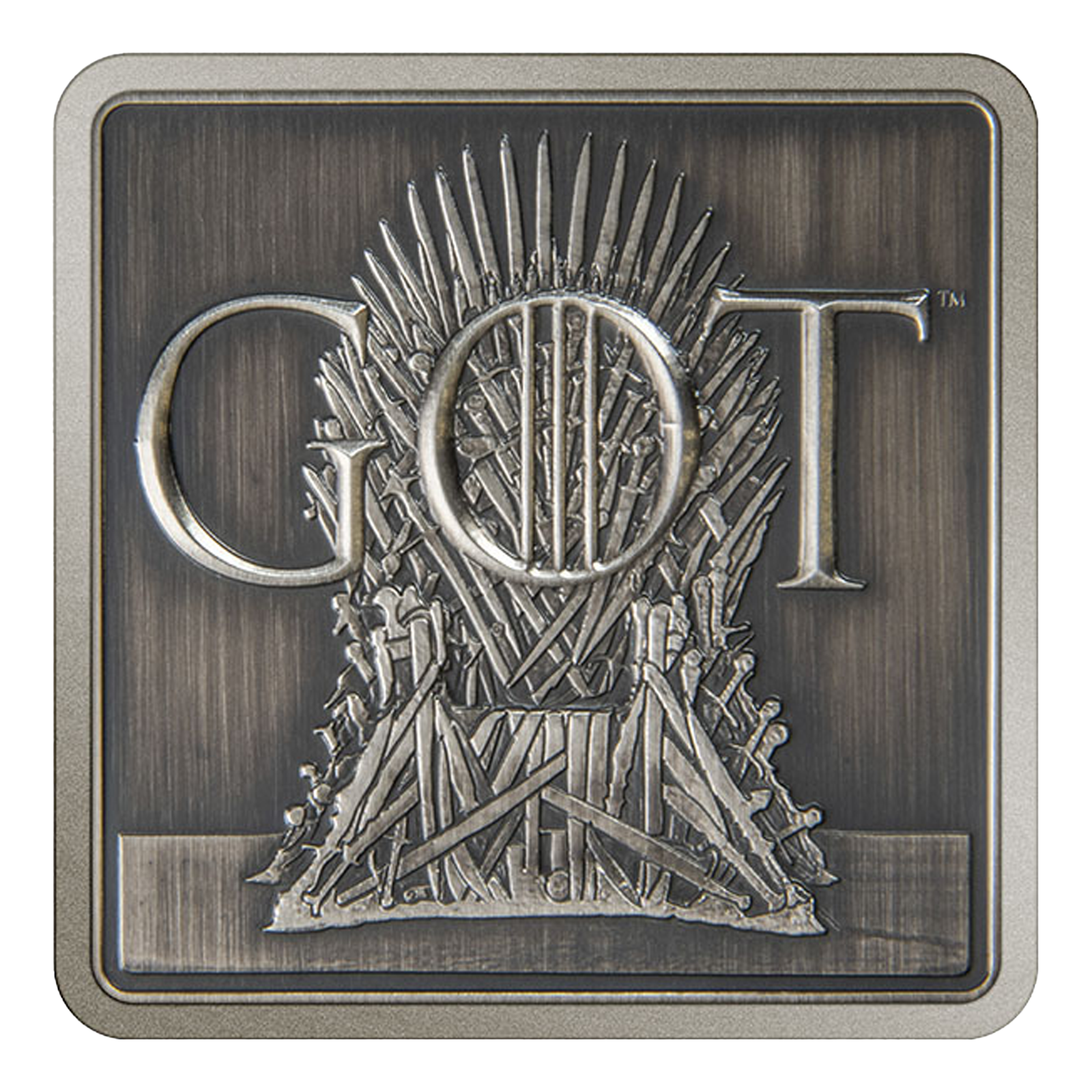Buy 1 oz Silver Game of Thrones™ Iron Throne Medallion (2022), image 0
