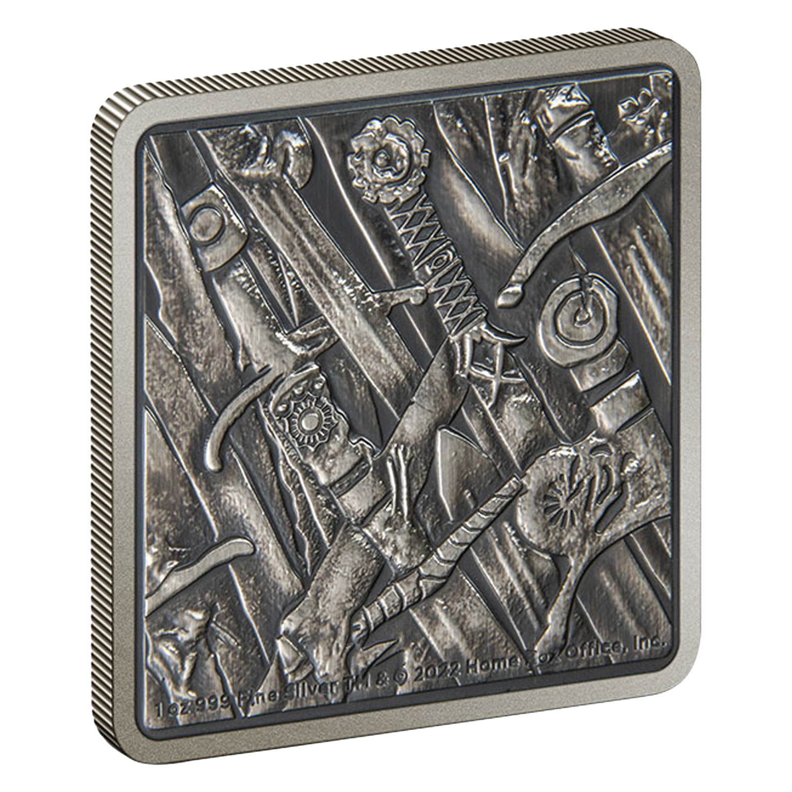 Buy 1 oz Silver Game of Thrones™ Iron Throne Medallion (2022), image 1