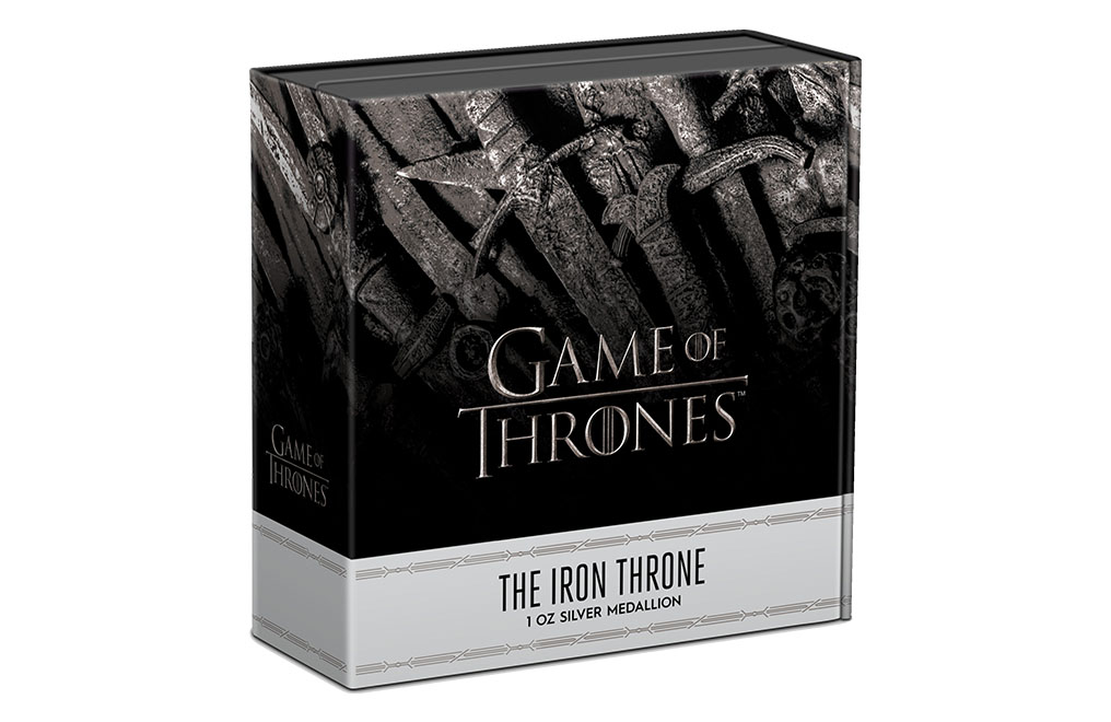 Buy 1 oz Silver Game of Thrones™ Iron Throne Medallion (2022), image 4