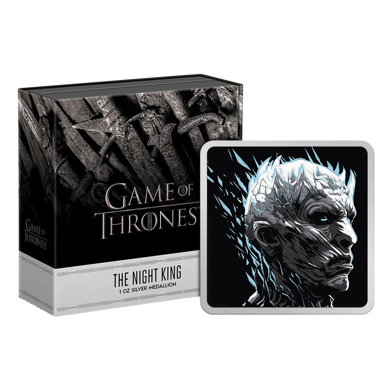 Buy 1 oz Silver Game of Thrones™ Night King Medallion (2022), image 2
