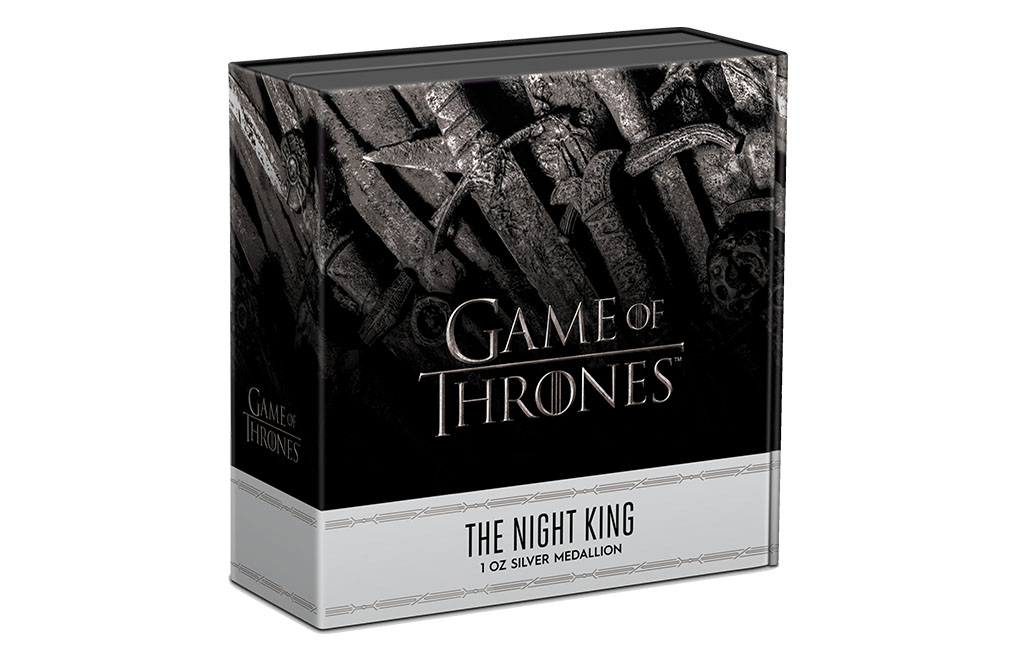 Buy 1 oz Silver Game of Thrones™ Night King Medallion (2022), image 5