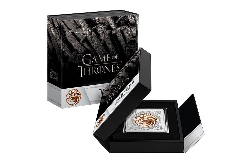 Buy 1 oz Silver Game of Thrones™ Targaryen Medallion (2022), image 4