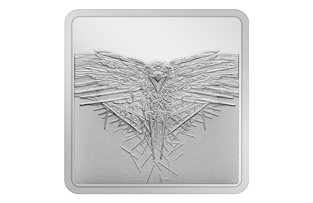Buy 1 oz Silver Game of Thrones™ Three Eyed Raven Medallion (2022), image 0