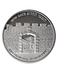 1 oz Silver Gates of Jerusalem New Gate Round (2019)