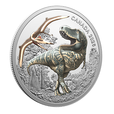 1 oz Silver Glow in the Dark T. rex Coin (2026)