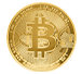 1 oz Silver Gold Plated Bitcoin Round, image 0