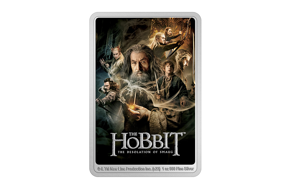 Buy 1 oz Silver The Hobbit The Desolation of Smaug Poster Coin (2023), image 0