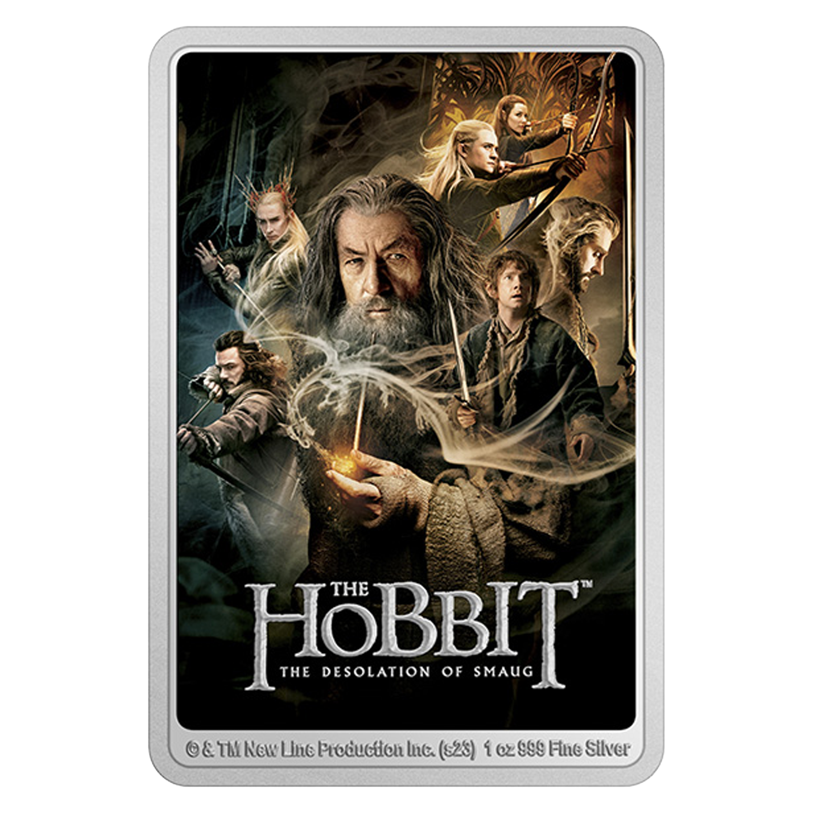 Buy 1 oz Silver The Hobbit The Desolation of Smaug Poster Coin (2023), image 0
