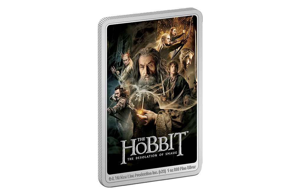 Buy 1 oz Silver The Hobbit The Desolation of Smaug Poster Coin (2023), image 1