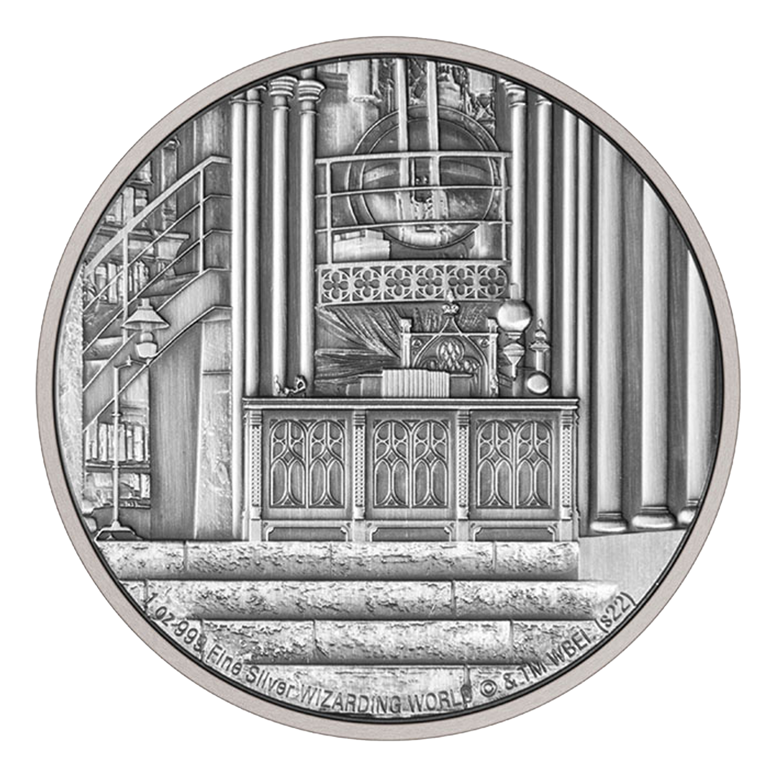 Buy 1 oz Silver Hogwarts Dumbledore's Office Coin (2022), image 1