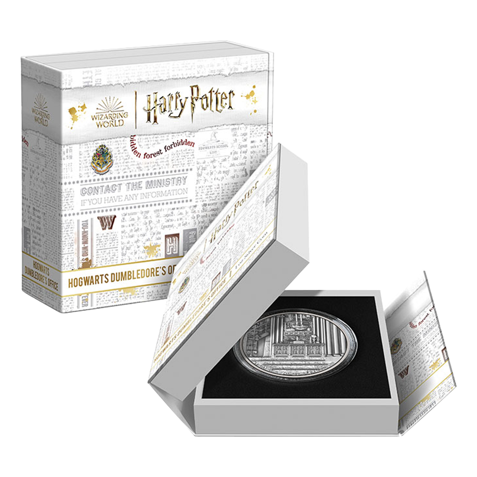 Buy 1 oz Silver Hogwarts Dumbledore's Office Coin (2022), image 3
