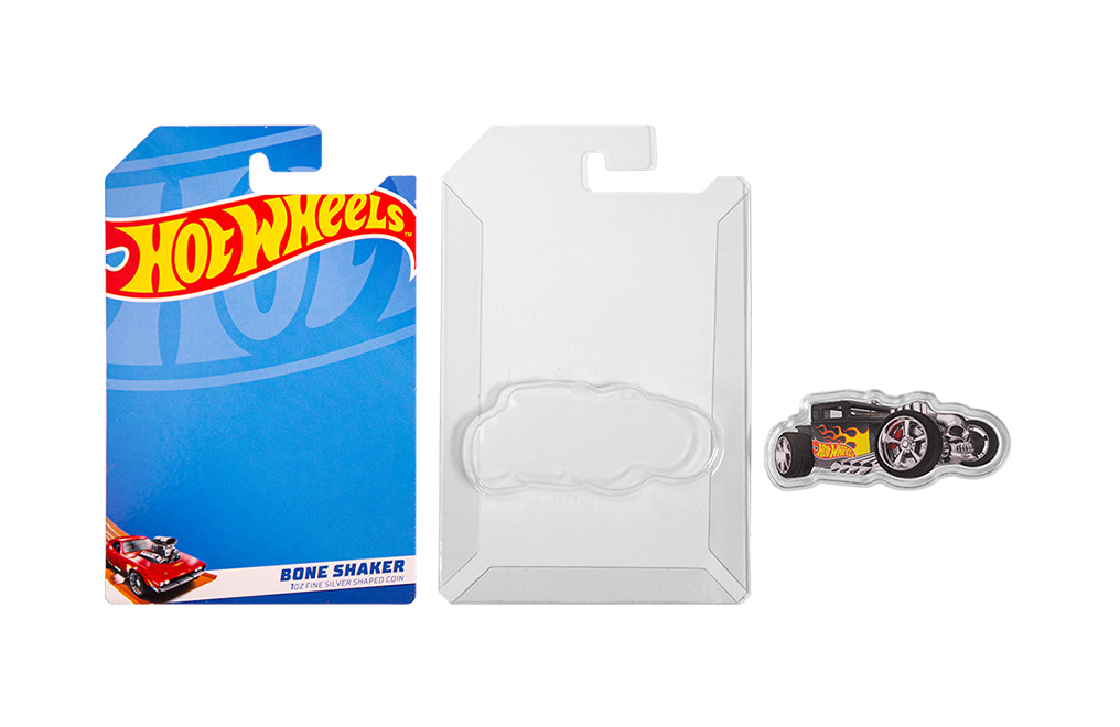 Buy 1 oz Silver Hot Wheels™ Bone Shaker™ Coin (2024), image 2