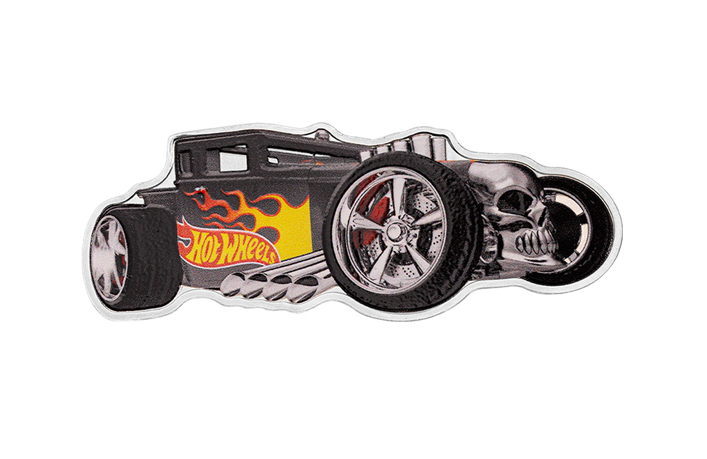 Buy 1 oz Silver Hot Wheels™ Bone Shaker™ Coin (2024), image 3