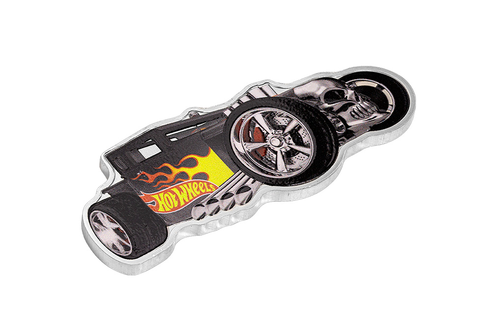 Buy 1 oz Silver Hot Wheels™ Bone Shaker™ Coin (2024), image 6