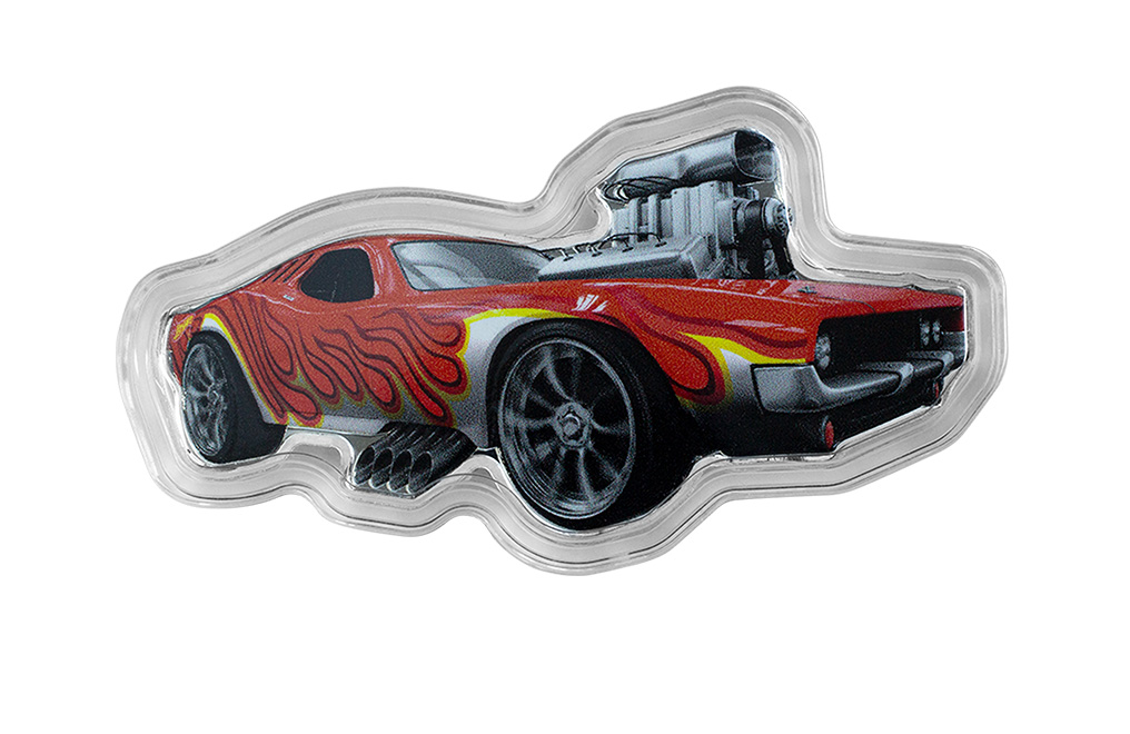 Buy 1 oz Silver Hot Wheels™ Rodger Dodger™ Coin (2024), image 4