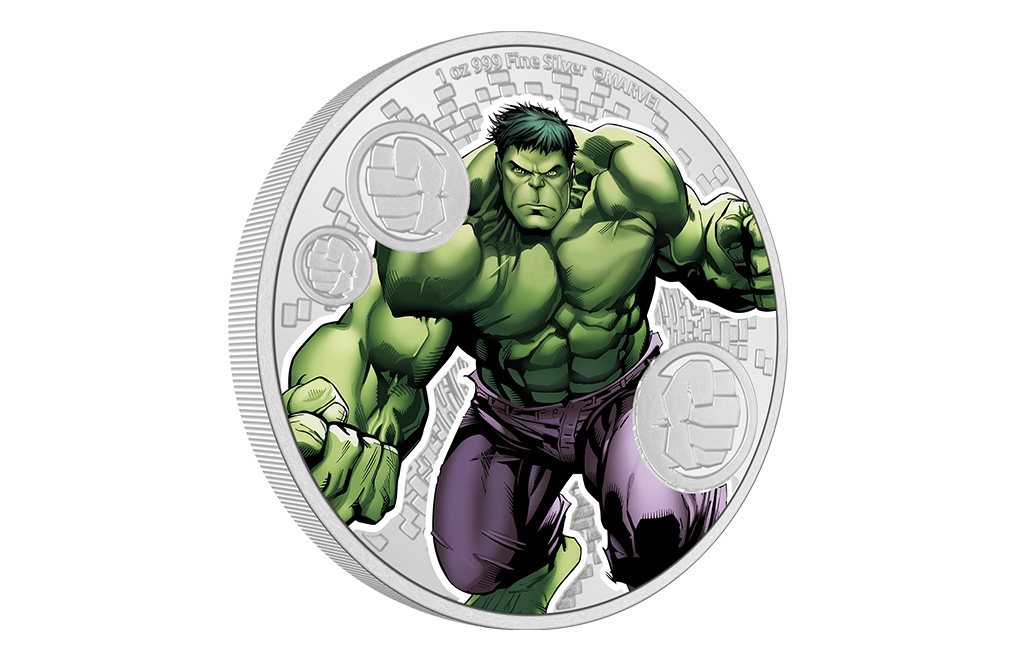 Buy 1 oz Silver Hulk™ Coin (2023), image 1