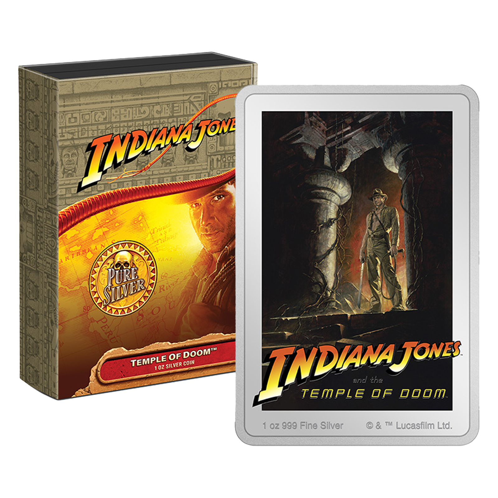 Buy 1 oz Silver Indiana Jones and Temple of Doom Coin (2023), image 1