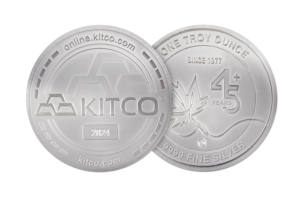 1 oz Silver Kitco Round (2024) .9999, image 2