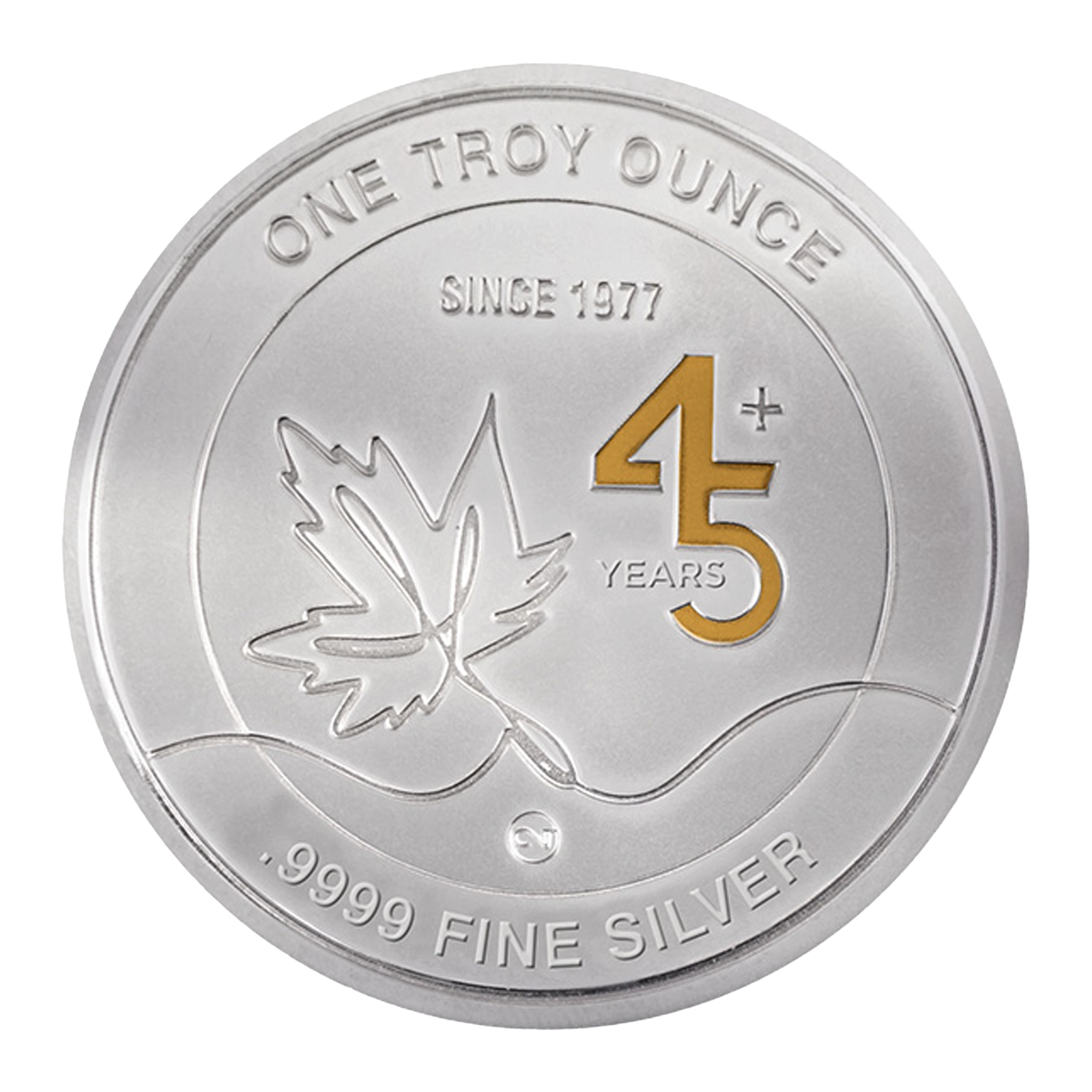 1 oz Silver Kitco Maple Leaf Round - Color Finish .9999, image 1