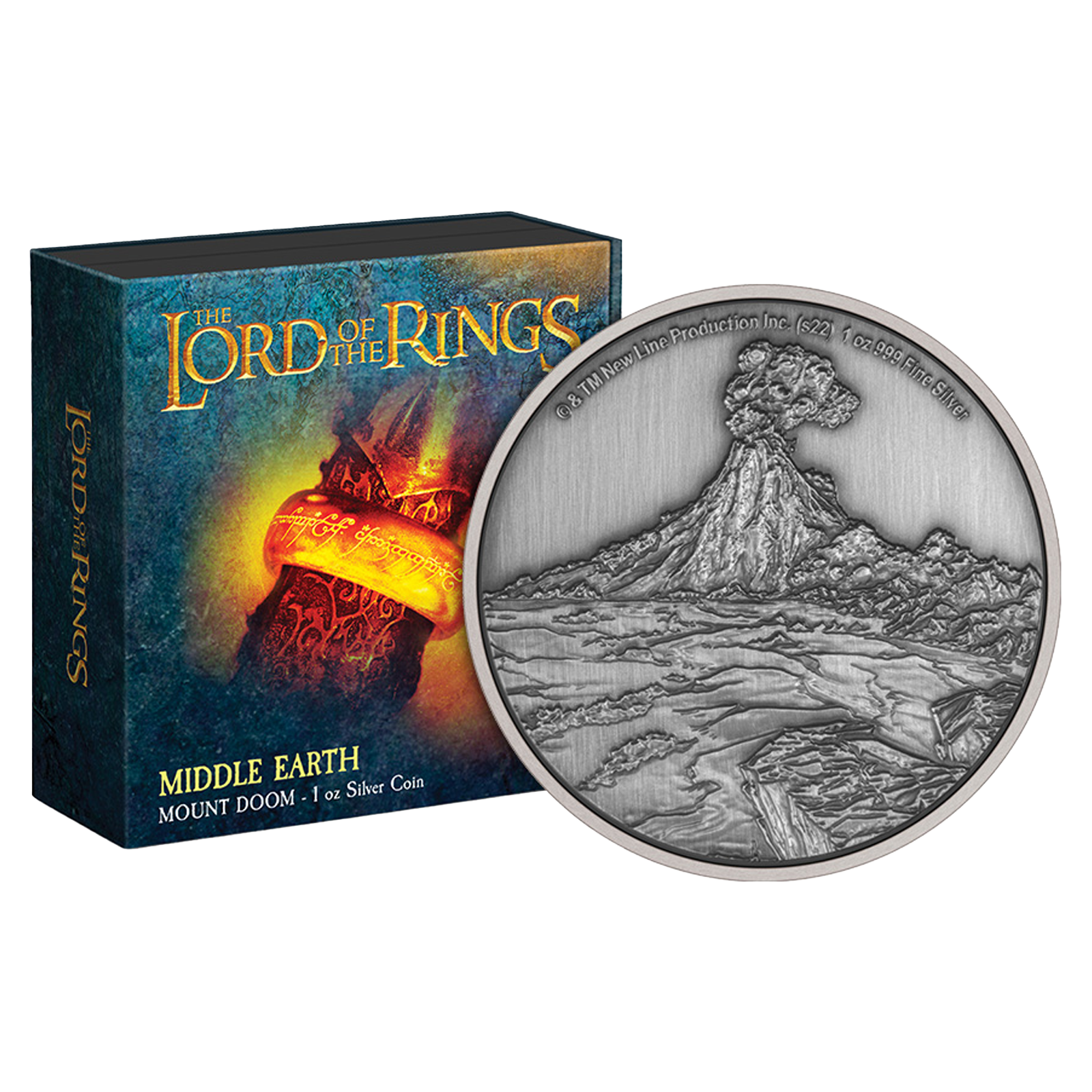 Buy 1 oz Silver THE LORD OF THE RINGS ™ Mount Doom (2022), image 1