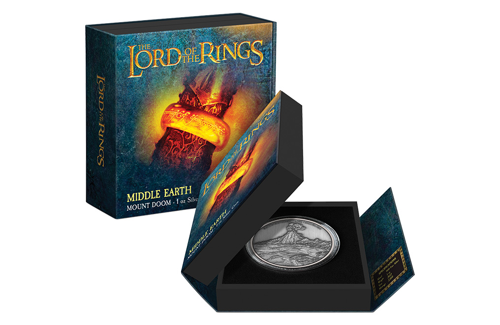 Buy 1 oz Silver THE LORD OF THE RINGS ™ Mount Doom (2022), image 4