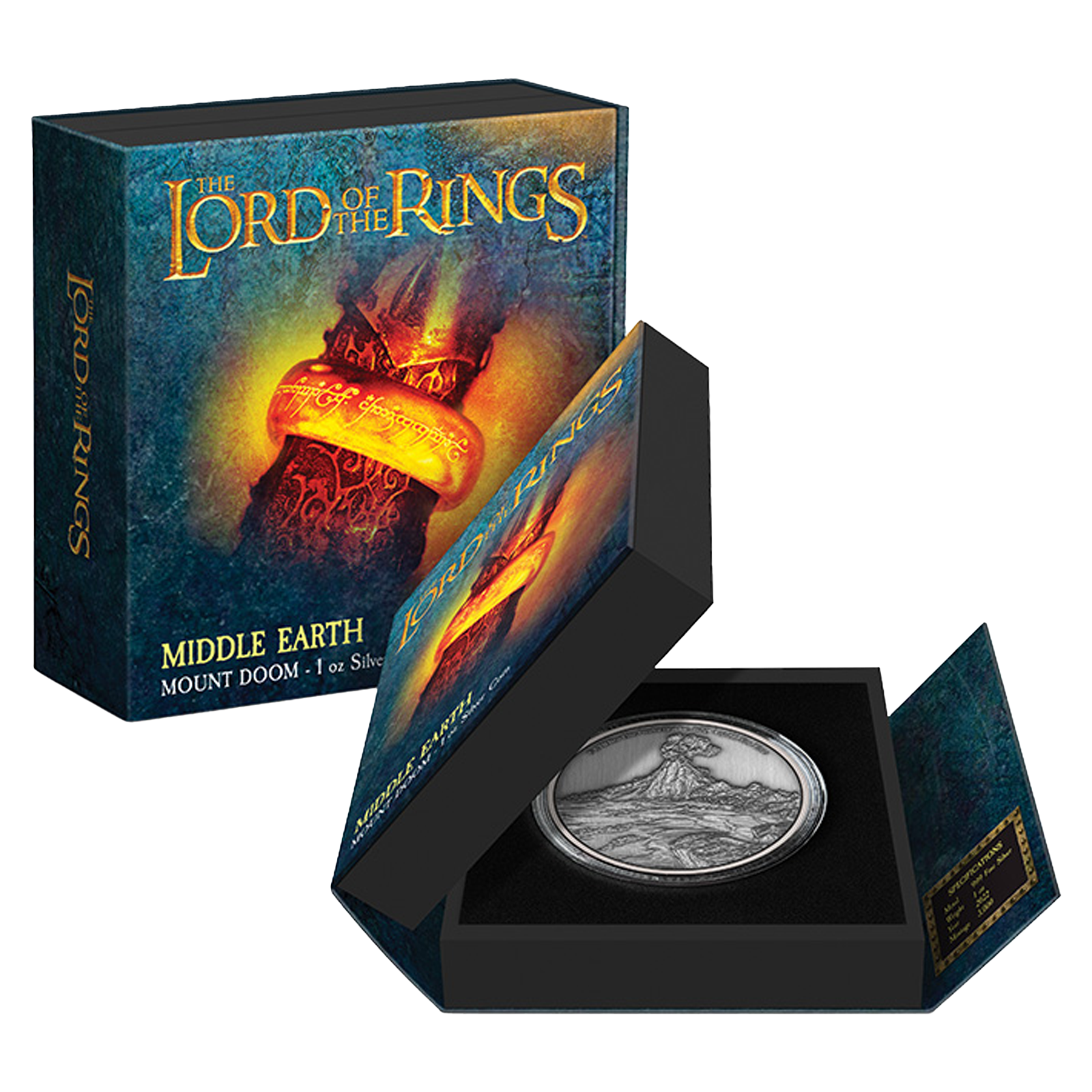 Buy 1 oz Silver THE LORD OF THE RINGS ™ Mount Doom (2022), image 3