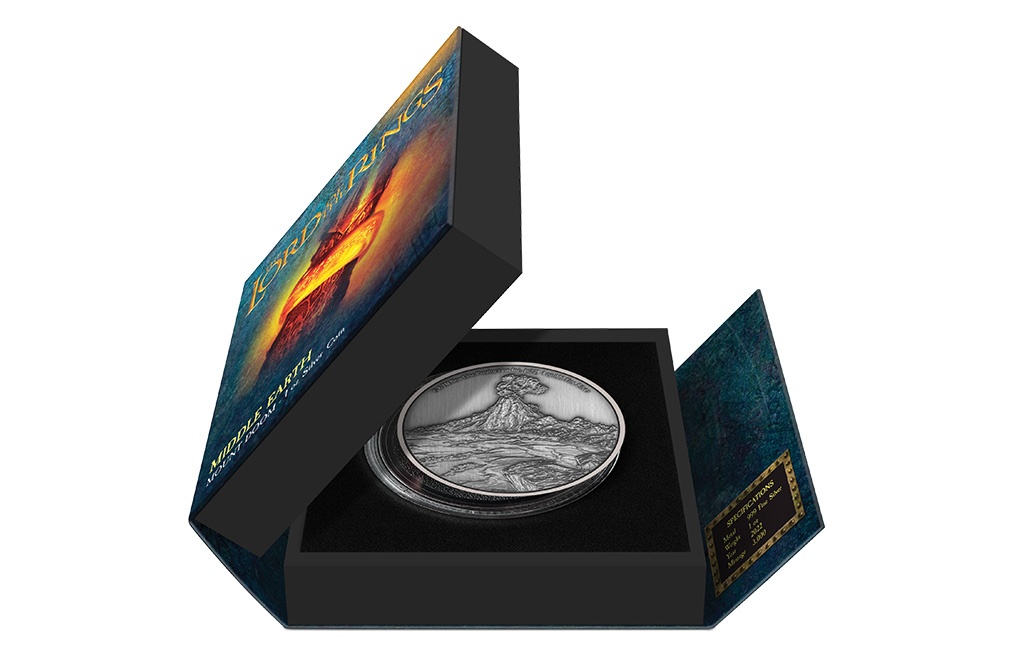 Buy 1 oz Silver THE LORD OF THE RINGS ™ Mount Doom (2022), image 5