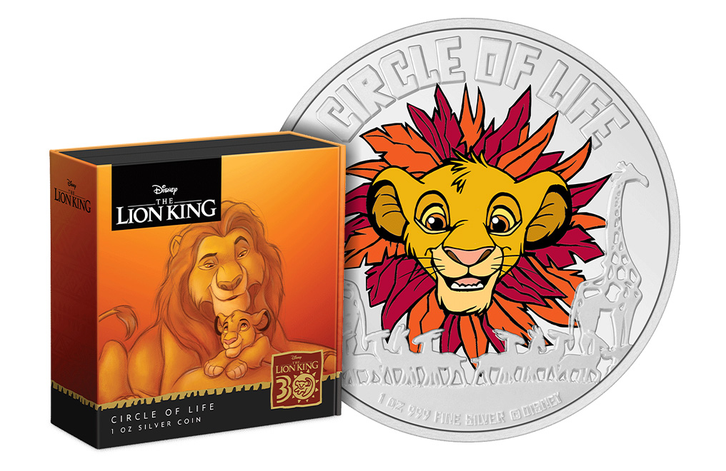 Buy 1 oz Silver Lion King 30th Anniversary Coin (2024), image 2