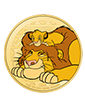 1 oz Silver Lion King 30th Anniversary Mufasa & Simba Coin (2024)