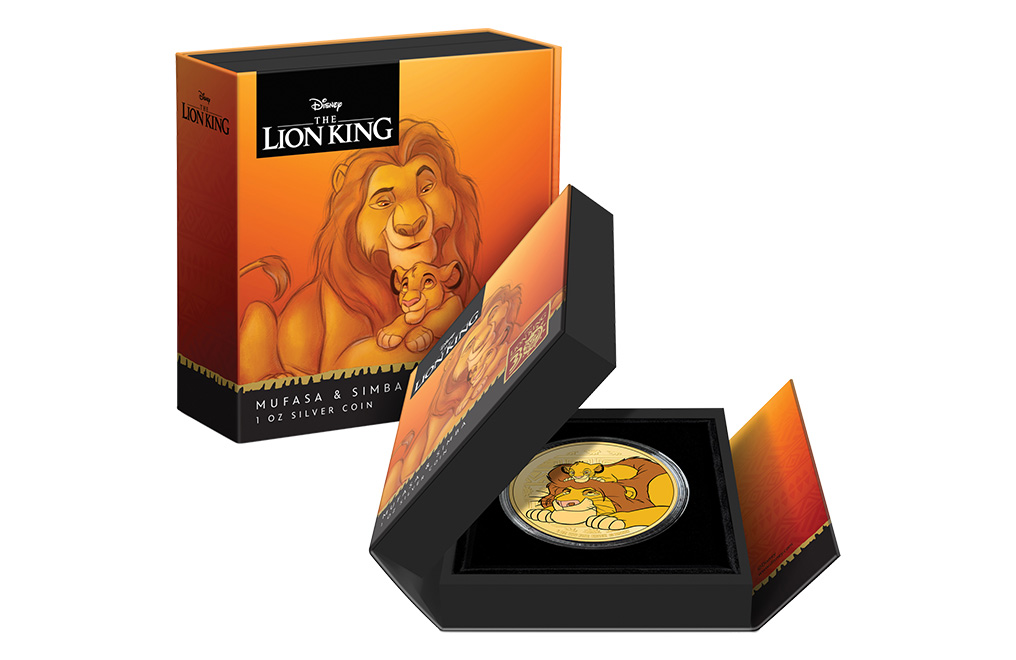 Buy 1 oz Silver Lion King 30th Anniversary Mufasa & Simba Coin (2024), image 3