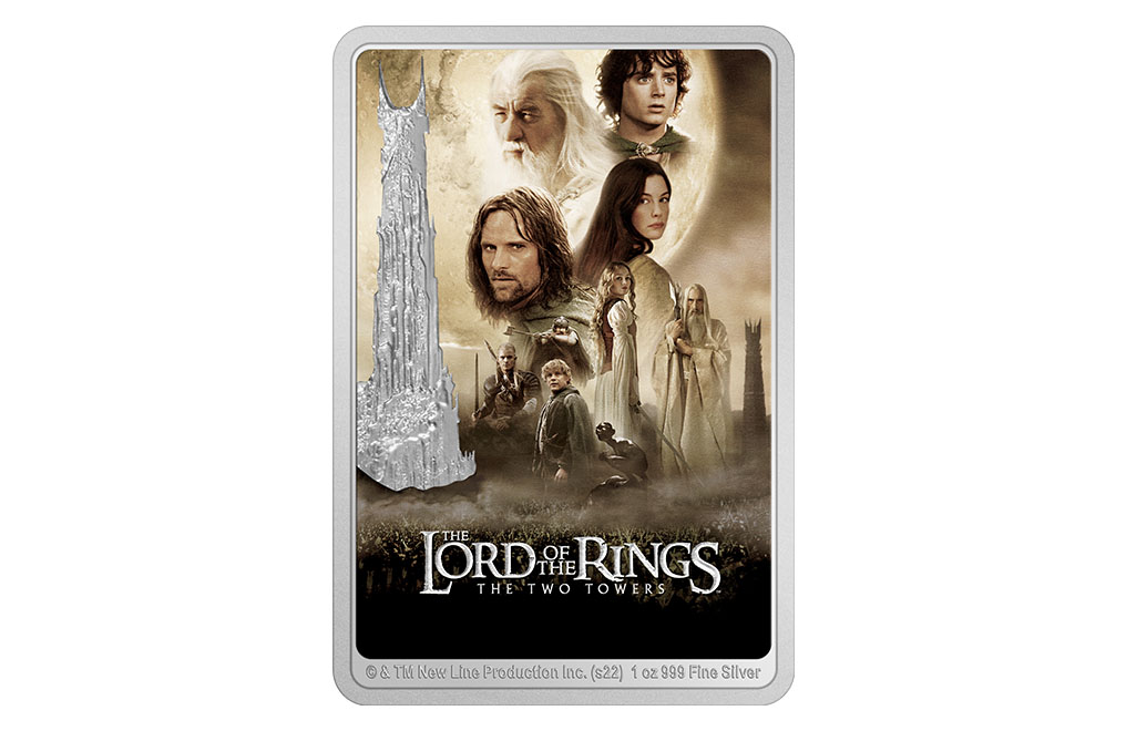 1 oz Silver THE LORD OF THE RINGS™ The Two Towers Coin (2022), image 0