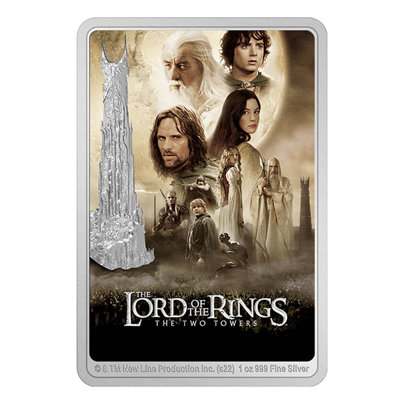 1 oz Silver THE LORD OF THE RINGS™ The Two Towers Coin (2022), image 0