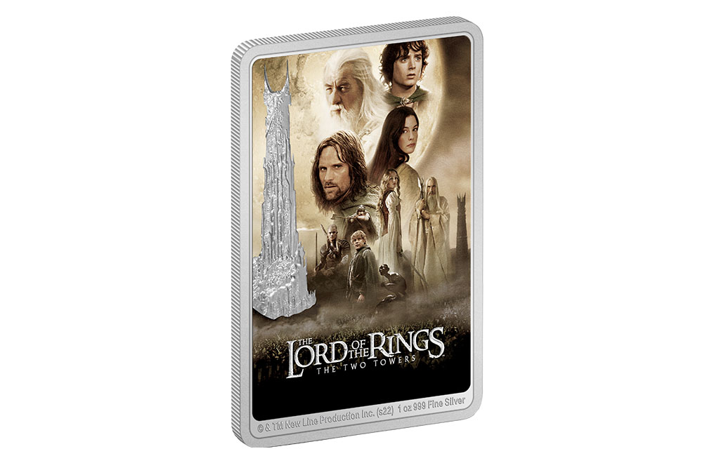 1 oz Silver THE LORD OF THE RINGS™ The Two Towers Coin (2022), image 3
