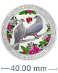 1 oz Silver Love is Precious Doves Coin (2022)
