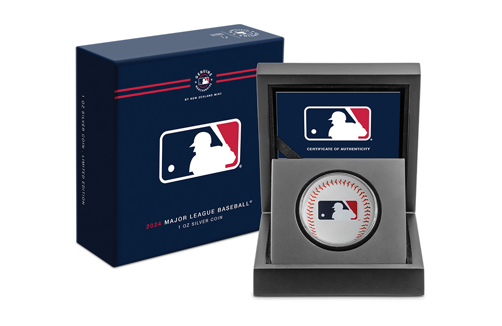 Buy 1 oz Silver MLB Logo Coin (2024), image 3