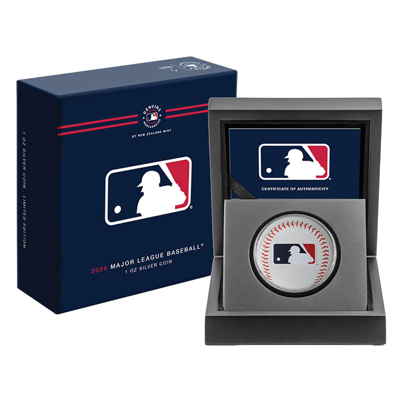 Buy 1 oz Silver MLB Logo Coin (2024), image 3