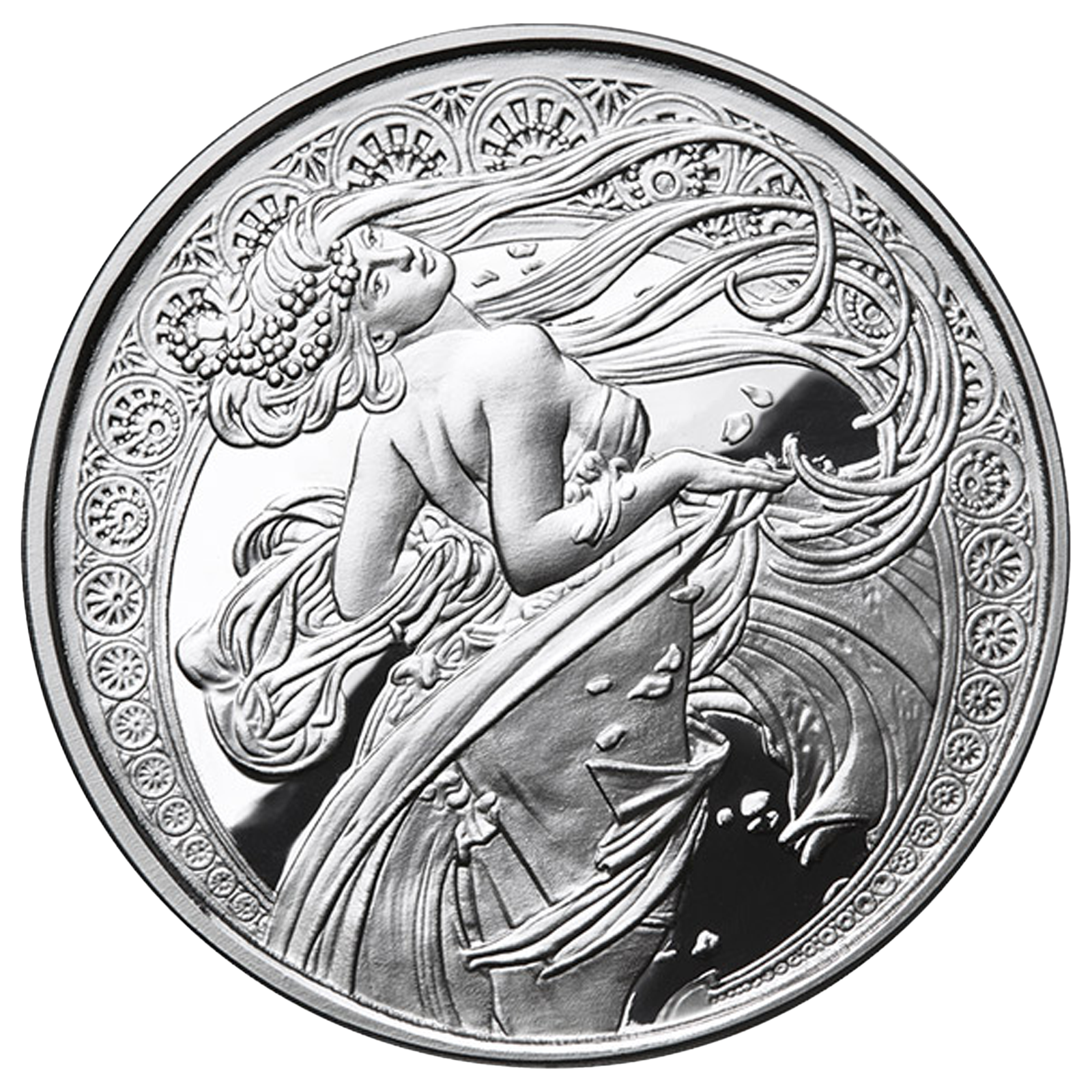 Buy 1 oz Silver Mucha Dance Proof Round, image 0