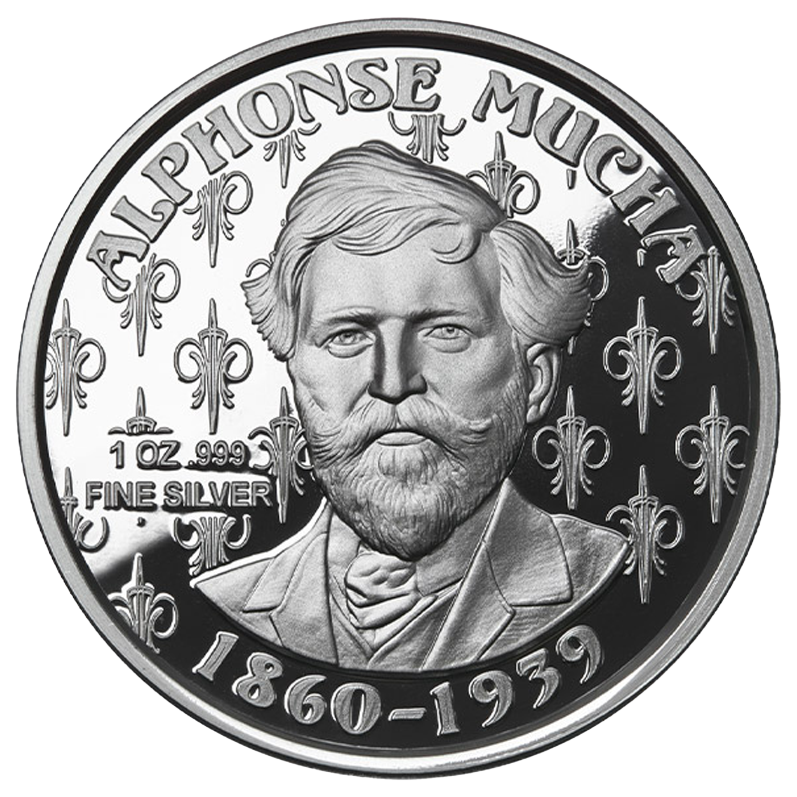 Buy 1 oz Silver Mucha Dance Proof Round, image 1