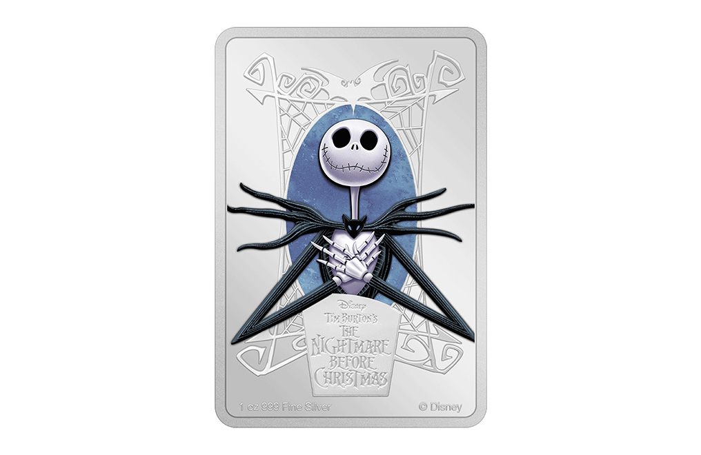 Buy 1 oz Silver Nightmare Before Christmas Jack Skellington Coin, image 0