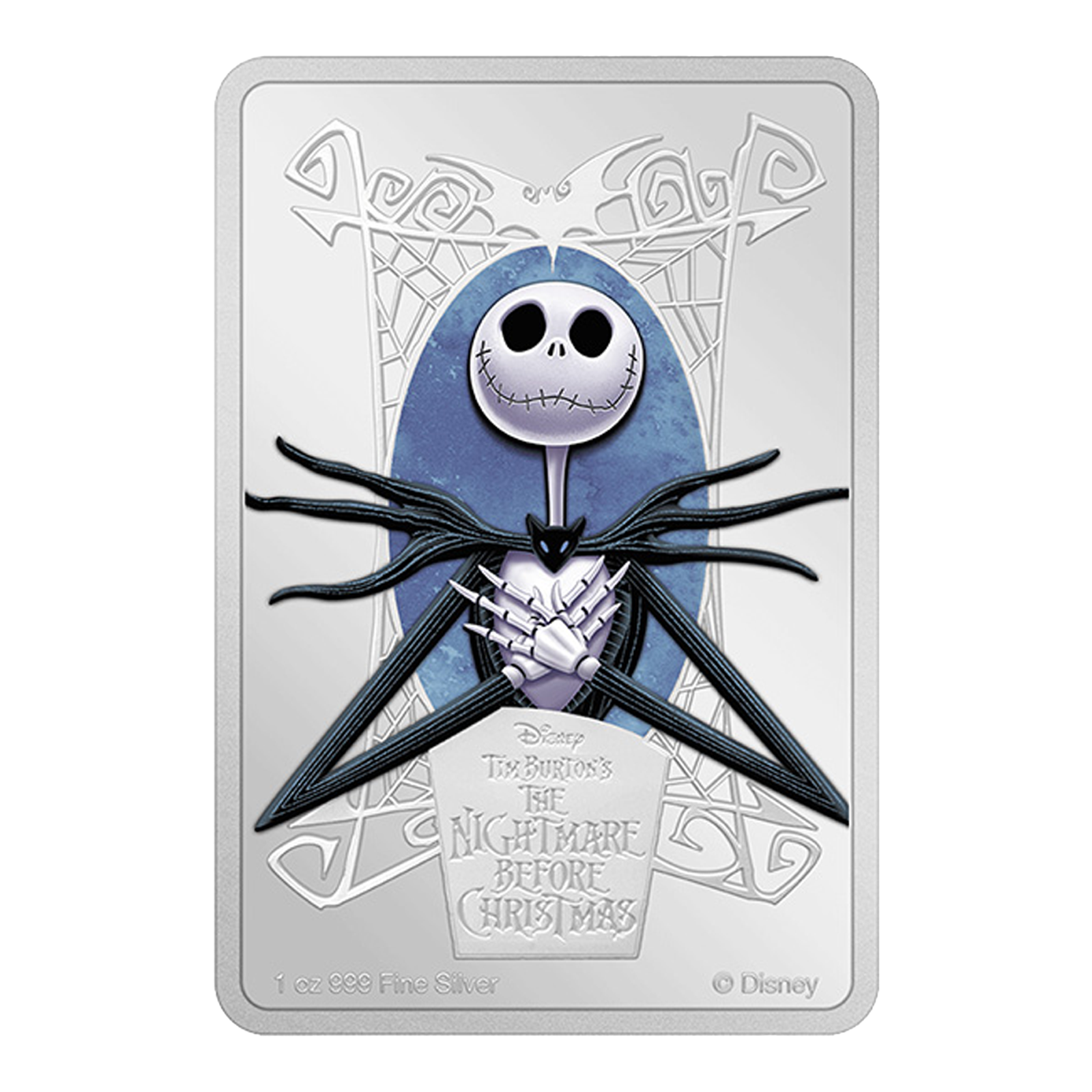 Buy 1 oz Silver Nightmare Before Christmas Jack Skellington Coin, image 0