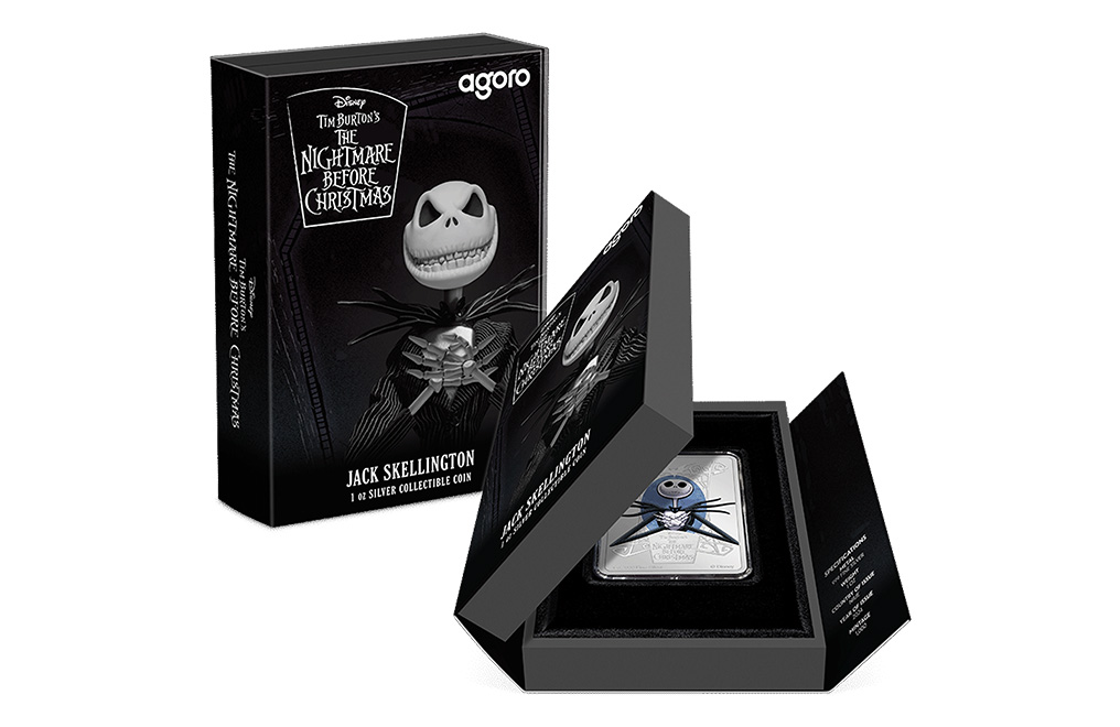 Buy 1 oz Silver Nightmare Before Christmas Jack Skellington Coin, image 1