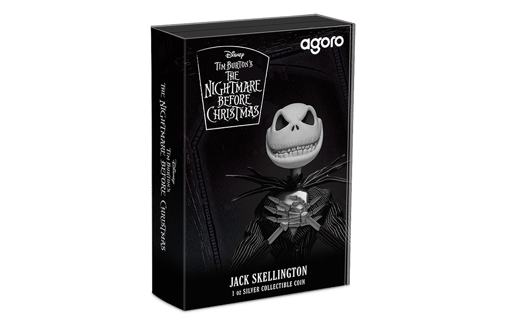 Buy 1 oz Silver Nightmare Before Christmas Jack Skellington Coin, image 3