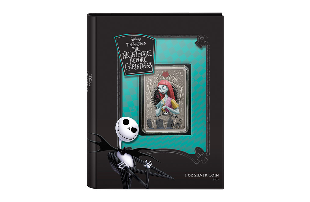 1 oz Silver Nightmare Before Christmas Sally Coin, image 3