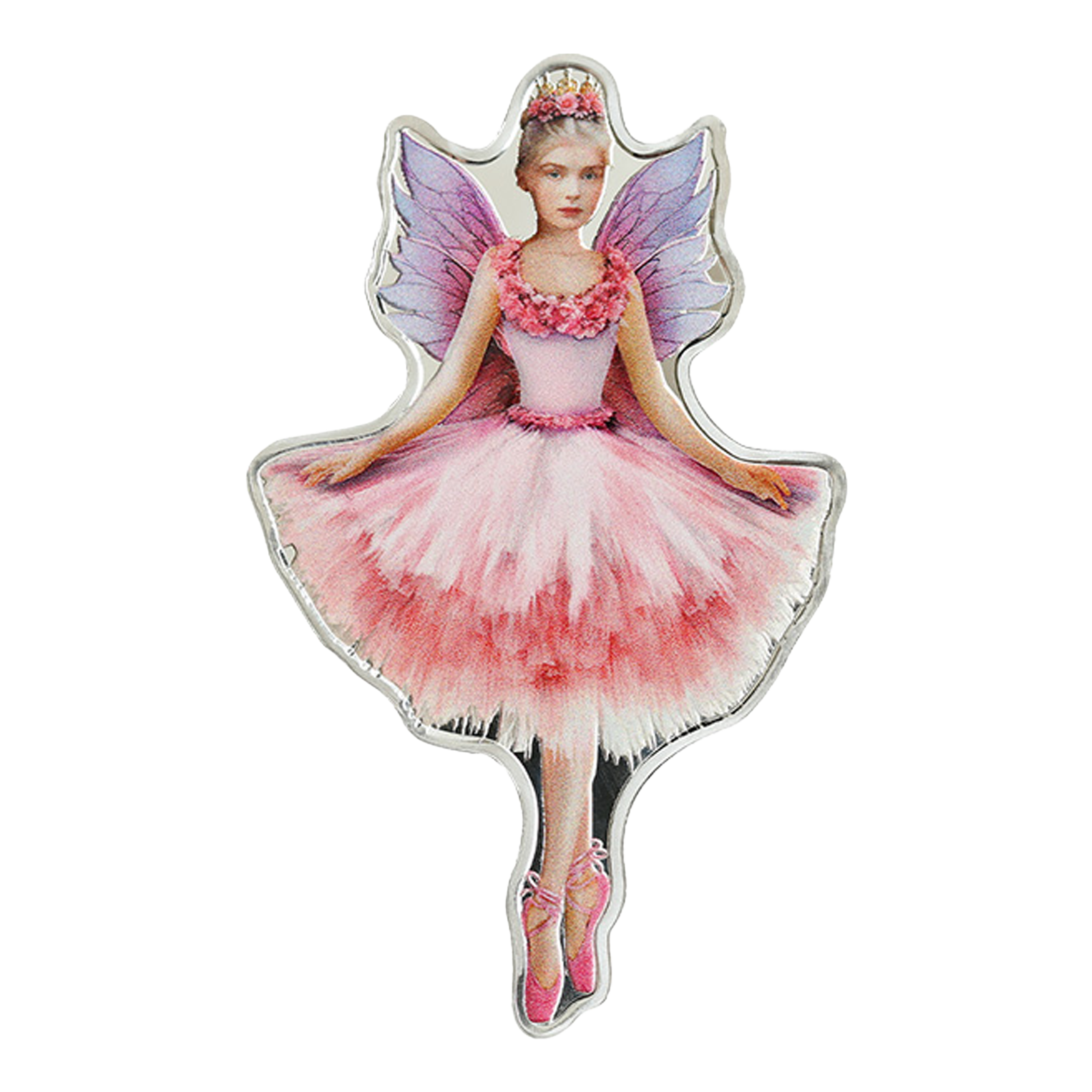 Buy 1 oz Silver Nutcracker Sugar Plum Fairy Ornament Coin (2024), image 1