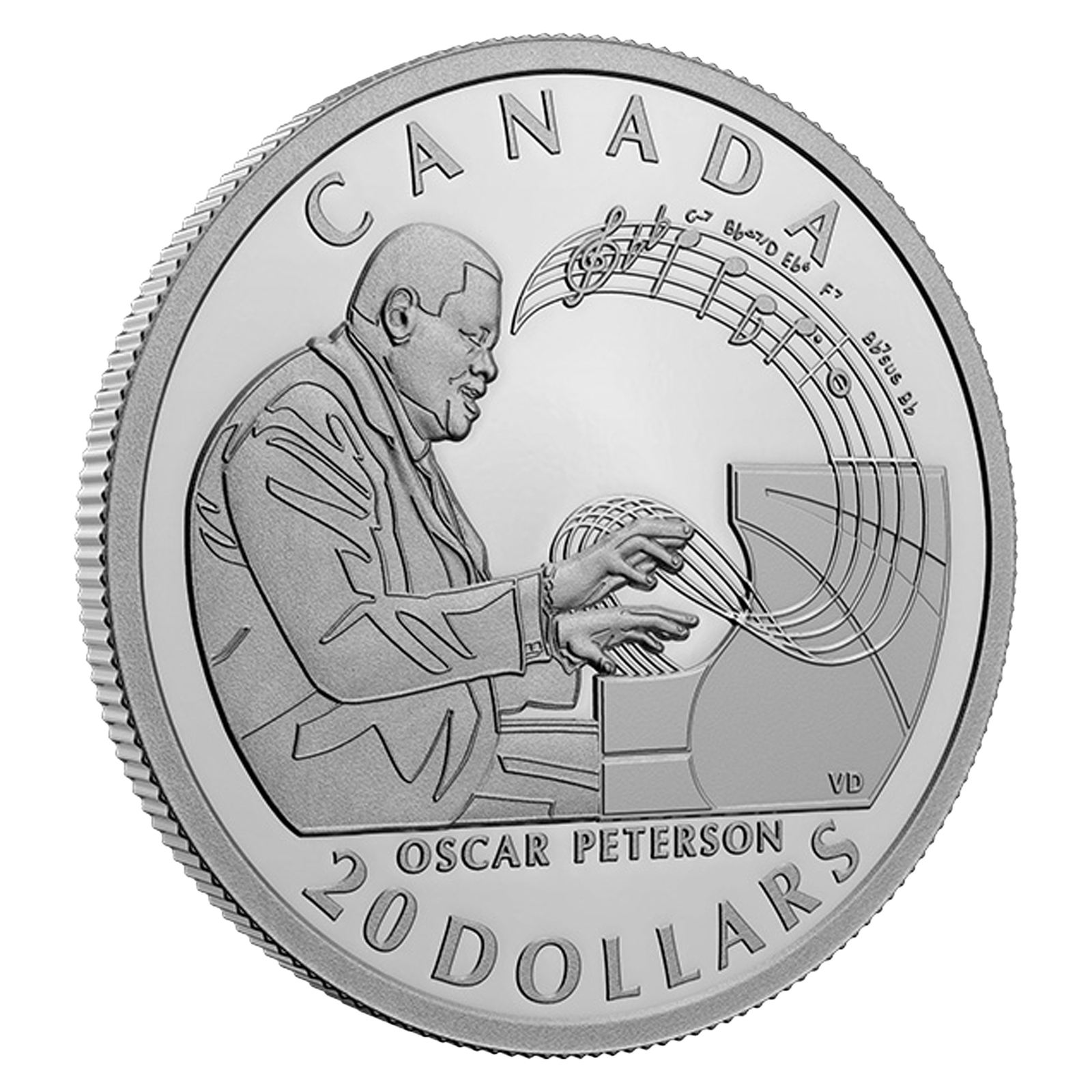 Buy 1 oz Silver Oscar Peterson Proof Coin (2022), image 0