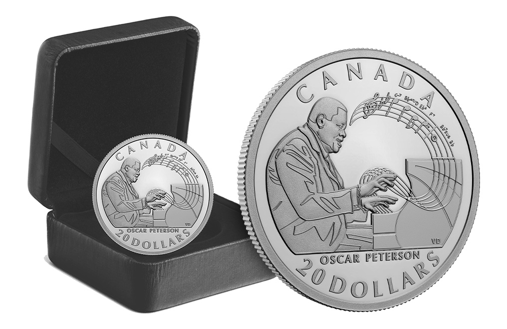Buy 1 oz Silver Oscar Peterson Proof Coin (2022), image 2